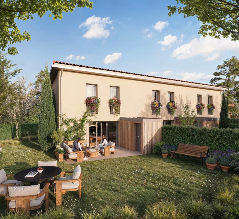 Vue extérieure côté jardin